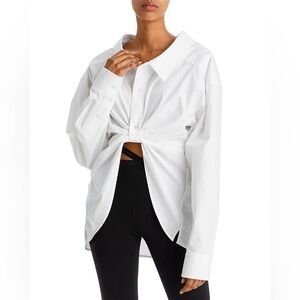 ALEXANDER WANG.T Butterfly Pull Up Button Down Shirt